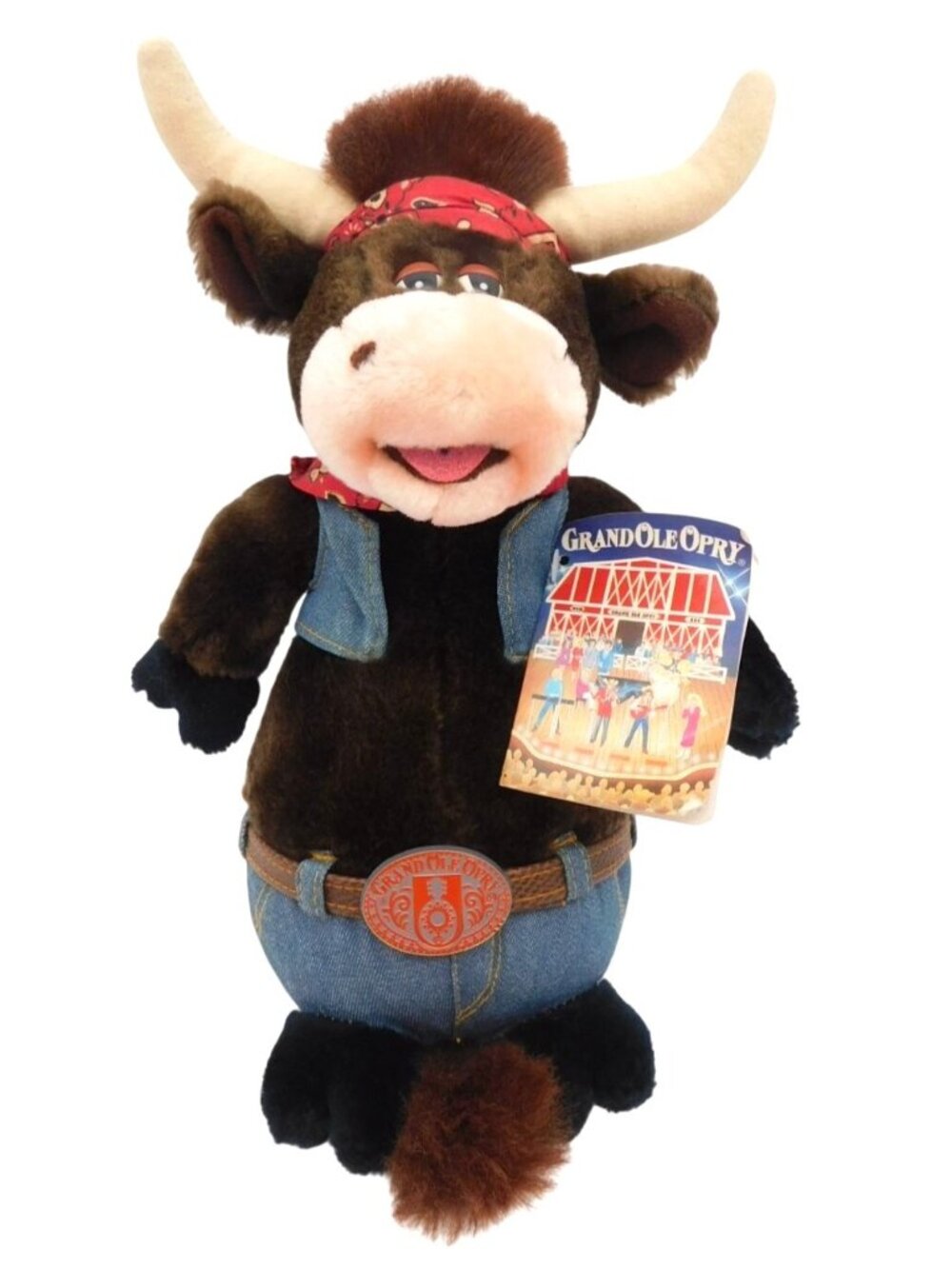 24K The Butts Family Grand Ole Opry Luke Bull Cow Plush with Tag 1995